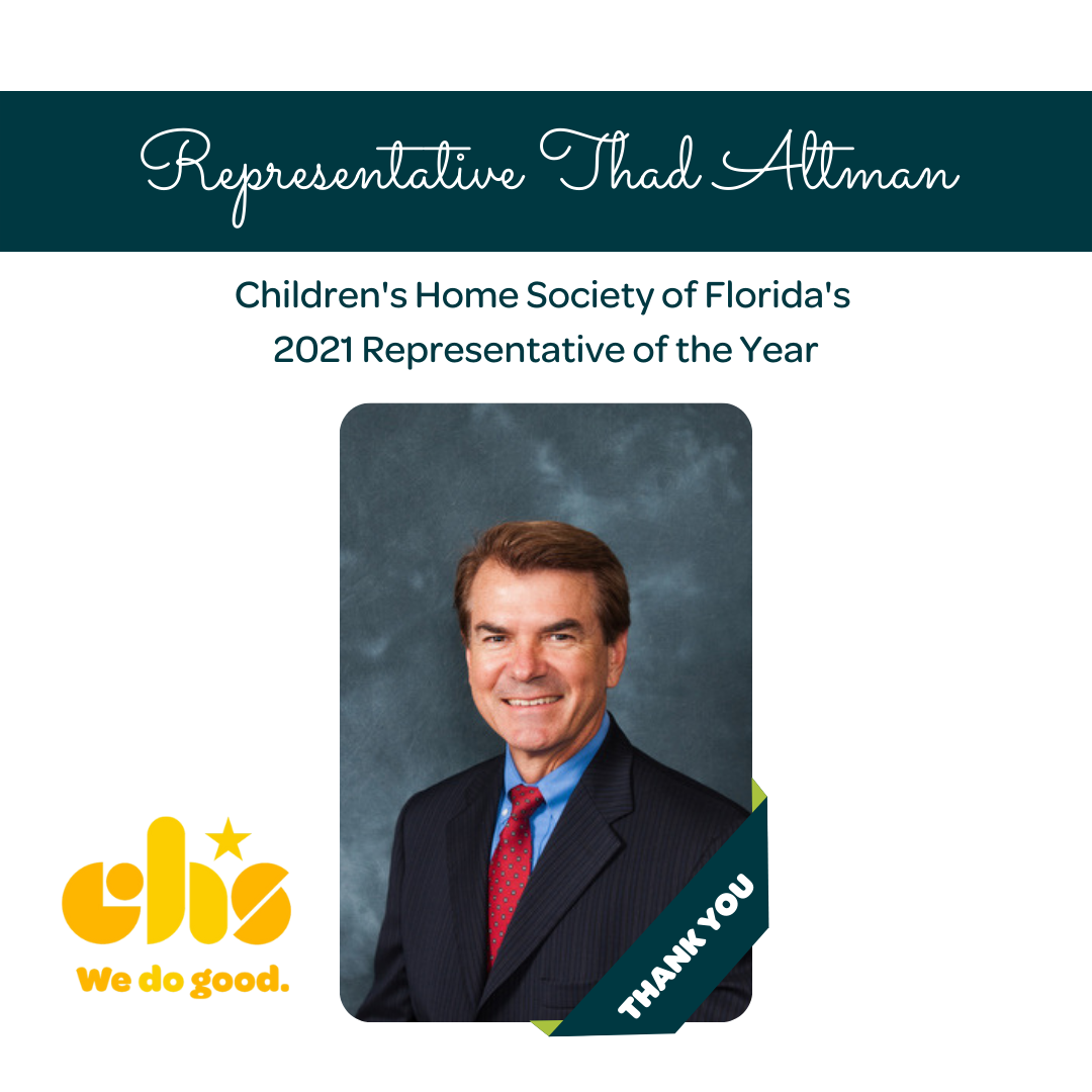 Representative Thad Altman Named CHS 2021 Representative of the Year
