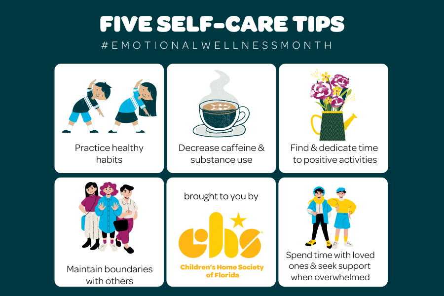 Important Self-Care Tips, Emotional Wellness Month