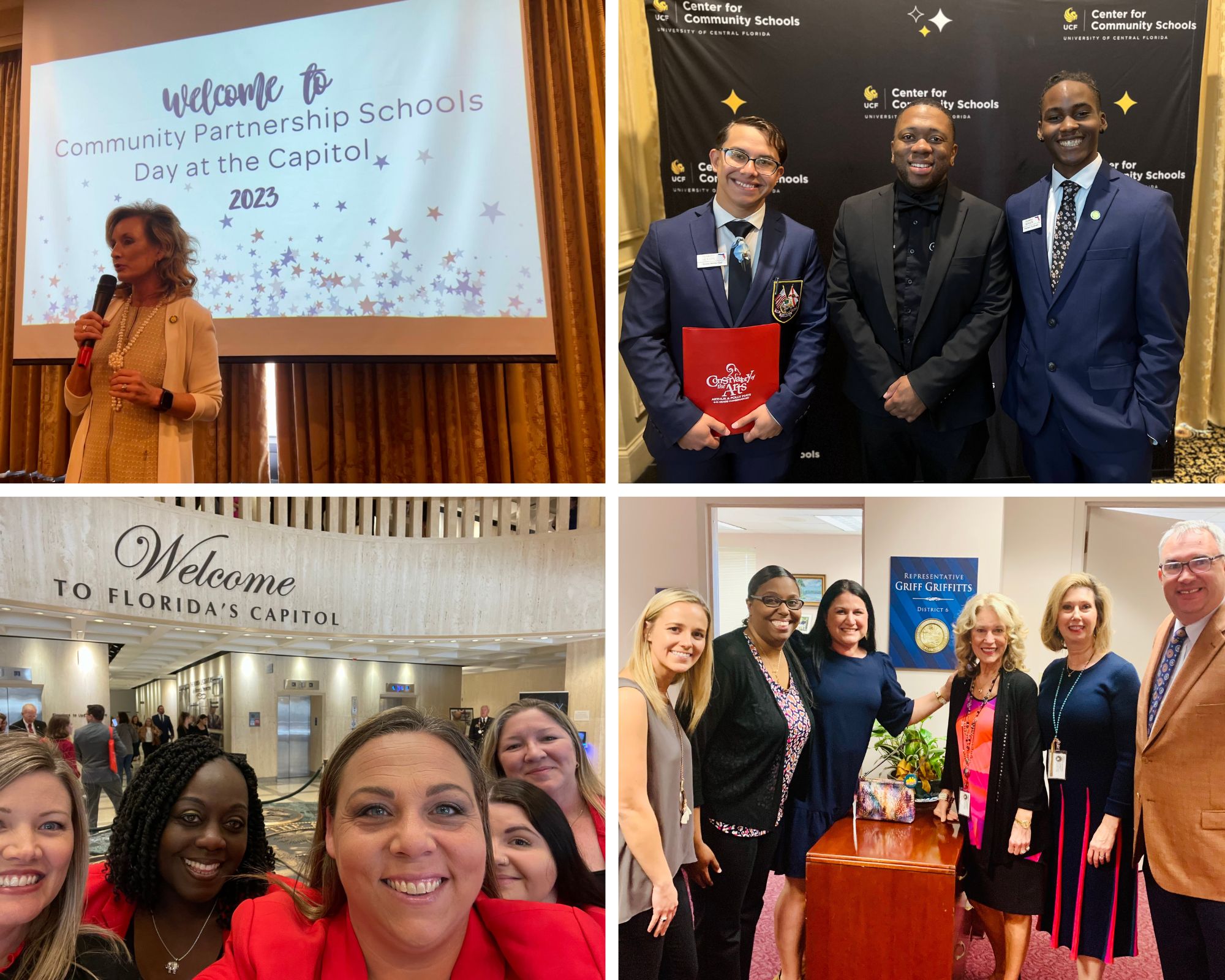 CHS staff meeting with legislators at the Florida Capitol