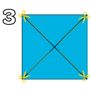 Cut along these lines towards the center, stopping an inch away from the center.
