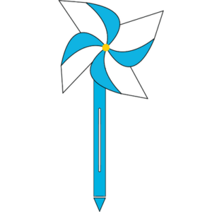 completed pinwheel